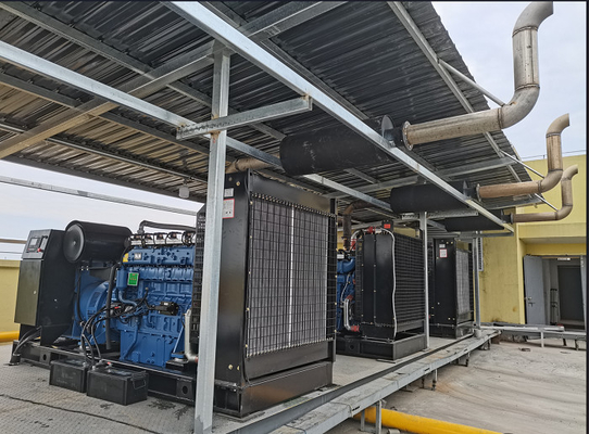 अच्छी कीमत 50hz 60hz 300KW Natural Gas Generator Set Yuchai Engine Powered ऑनलाइन