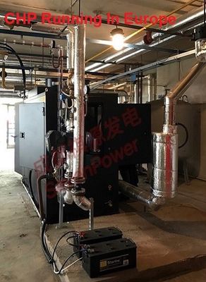 अच्छी कीमत 50KW 60KVA CHP जेनरेटर 24 घंटे लगातार चलने के लिए ऑनलाइन